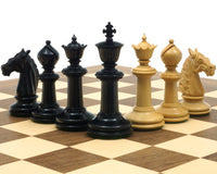 De Bath Ebbenhout en Walnoot Schaakset