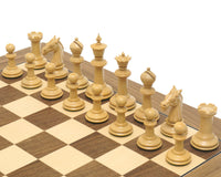 De Bath Rozenhout en Walnoot Schaakset