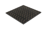 45 cm handgeschilderd Templar-schaakbord van massief hars door Italfama