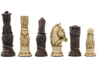 Berkeley Chess Victoriaanse Roestbruine Schaakstukken