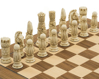 Berkeley Chess Victoriaanse Roestbruine Schaakstukken