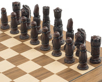 Berkeley Chess Victoriaanse Roestbruine Schaakstukken