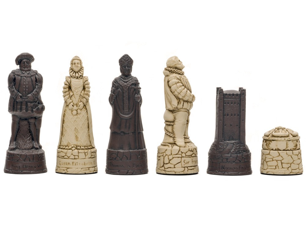 Berkeley Chess Engelse Russet-schaakstukken