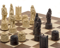 Berkeley Chess Engelse Russet-schaakstukken