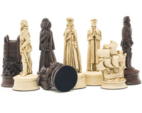 Berkeley Chess Elizabethan Russet Schaakstukken