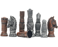 Berkeley Chess Victoriaanse metalen schaakstukken