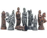 Berkeley Chess Romeinse Metallic-schaakstukken