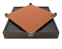 Manopoulos Griekse Romeinse Leger Metalen Schaakset met Houten Koffer - KLEIN