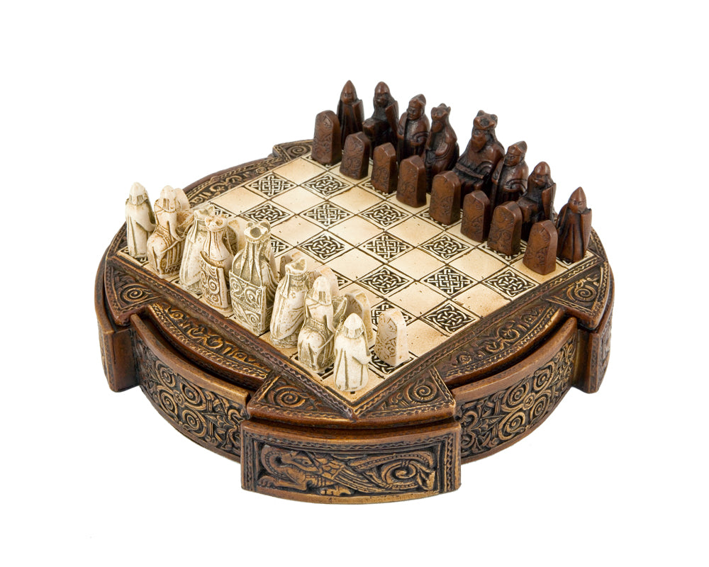Isle of Lewis Compacte Keltische Schaakset 22,9 cm