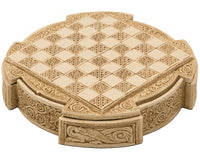 Isle of Lewis compacte Keltische Schaakset, 22,9 cm, ivoorkleurig