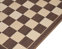 32 cm Walnoot- en Esdoorn Schaakbord