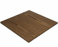 45 cm walnoot- en esdoorn schaakbord