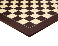 Deluxe Schaakbord van Wenge en Esdoorn — 60 cm
