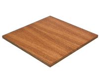 Deluxe schaakbord van walnoot en esdoorn, 35 cm