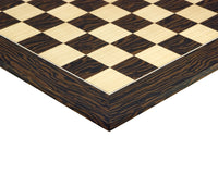 55 cm Tijger-ebbenhout en Esdoorn Deluxe Schaakbord