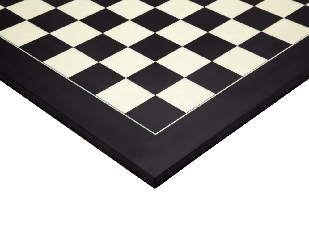 45 cm Zwart-Esdoorn Deluxe Schaakbord