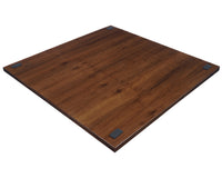 Luxe Italiaans Schaakbord 60 cm — Donker walnoot burl