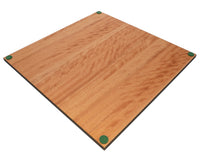 Het Damegambiet Zwart Gebeitst Populier en Es Wortelhout Schaakbord