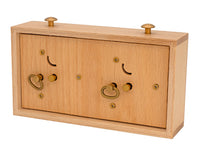 Houten Turnier-schaakklok - licht hout