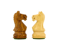Fierce Knight Sheesham Staunton-schaakstukken – 7,6 cm, inclusief opbergkist voor schaakstukken van donker hout
