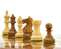 Fierce Knight Sheesham Staunton-schaakstukken – 7,6 cm, inclusief opbergkist voor schaakstukken van donker hout