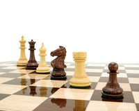 Madrid-serie Palissander Luxe Schaakstukken - 10 cm