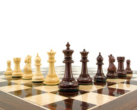 Madrid-serie Palissander Luxe Schaakstukken - 10 cm