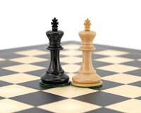 Highgrove-serie Geëboniseerde Staunton-schaakstukken - 7,6 cm