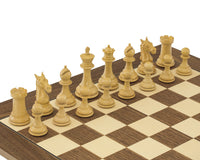 Columbus Series ebbenhouten schaakstukken - 10,2 cm
