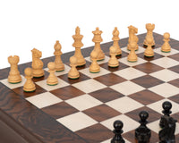 Kingsclere ebbenhouten Staunton-schaakstukken - 6,4 cm
