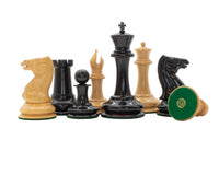 1850 London exacte replica - gelimiteerde genummerde oplage ebbenhouten Schaakstukken - 8,9 cm - inclusief Opbergkist voor schaakstukken