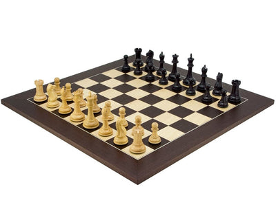 Oxford Series Zwart & Wenge Schaakset