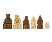 De Isle of Lewis zwarte glans schaakset