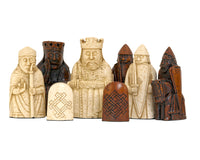 De Isle of Lewis zwarte glans schaakset