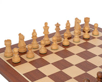 Schaakset Frans Paard — Sheesham en Mahonie