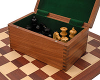 World Chess Championship Schaakset, Schaakklok & Houten Opbergkist voor schaakstukken