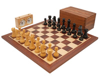 World Chess Championship Schaakset, Schaakklok & Houten Opbergkist voor schaakstukken