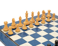 Oxford Series Zwart en Blauw Érable Schaakset