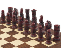 De Berkeley Chess Victorian Cardinal palisander schaakset