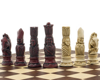 De Berkeley Chess Victorian Cardinal palisander schaakset
