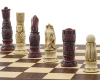 De Berkeley Chess Victorian Cardinal palisander schaakset