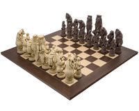 Berkeley Chess Reynard the Fox Russet- en Palisander Grote Schaakset