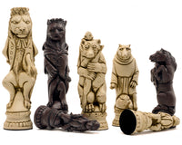 Berkeley Chess Reynard the Fox Russet- en Palisander Grote Schaakset