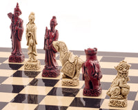 Berkeley Chess Mandarin Zwarte Cardinal-schaakset