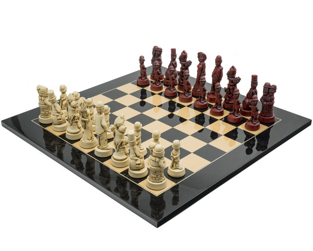 Berkeley Chess Movie Stars Black Cardinal Grand Schaakset