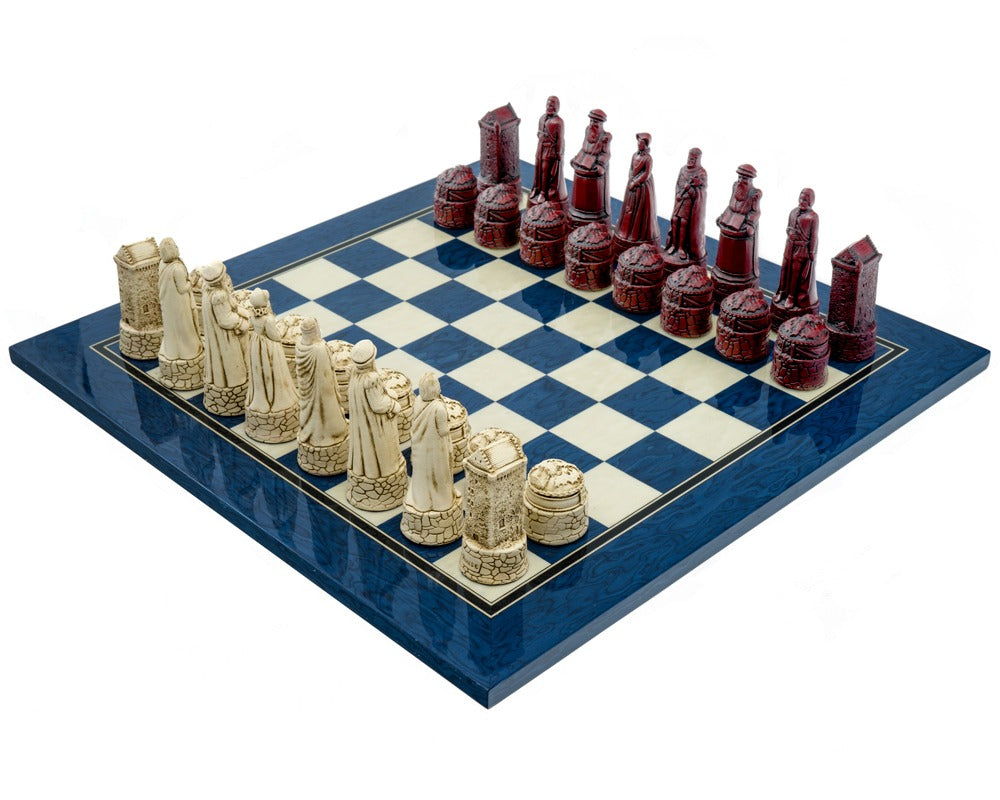 Berkeley Chess Scottish Cardinal Blue Schaakset