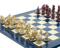 Berkeley Chess Alice in Wonderland Schaakset — Cardinal Blue