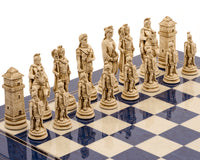 Berkeley Chess Roman Blue Cardinal Schaakset