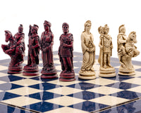 Berkeley Chess Roman Blue Cardinal Schaakset