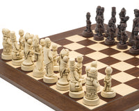 De Berkeley Chess Movie Stars Russet- en Palisander Grand-schaakset